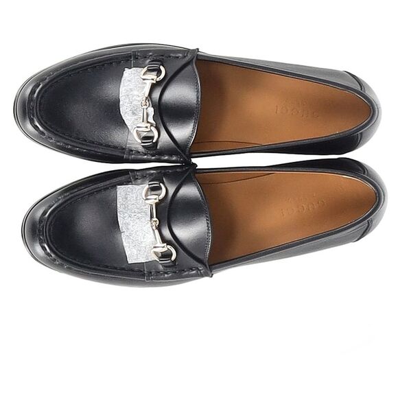 Gucci Horsebit Platform Loafers in Black Leather - Picture 12 of 12